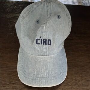 Clare V. Light Blue Denim Cap
